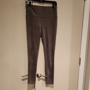 J. McLaughlin Gray Faux Suede Leggings